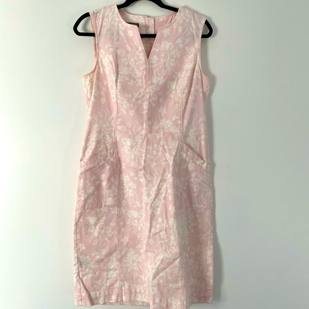 Pink Floral Laura Ashley Dress with Pockets!